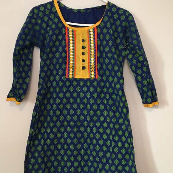 Unique long cotton tunic - Picture 1 of 2